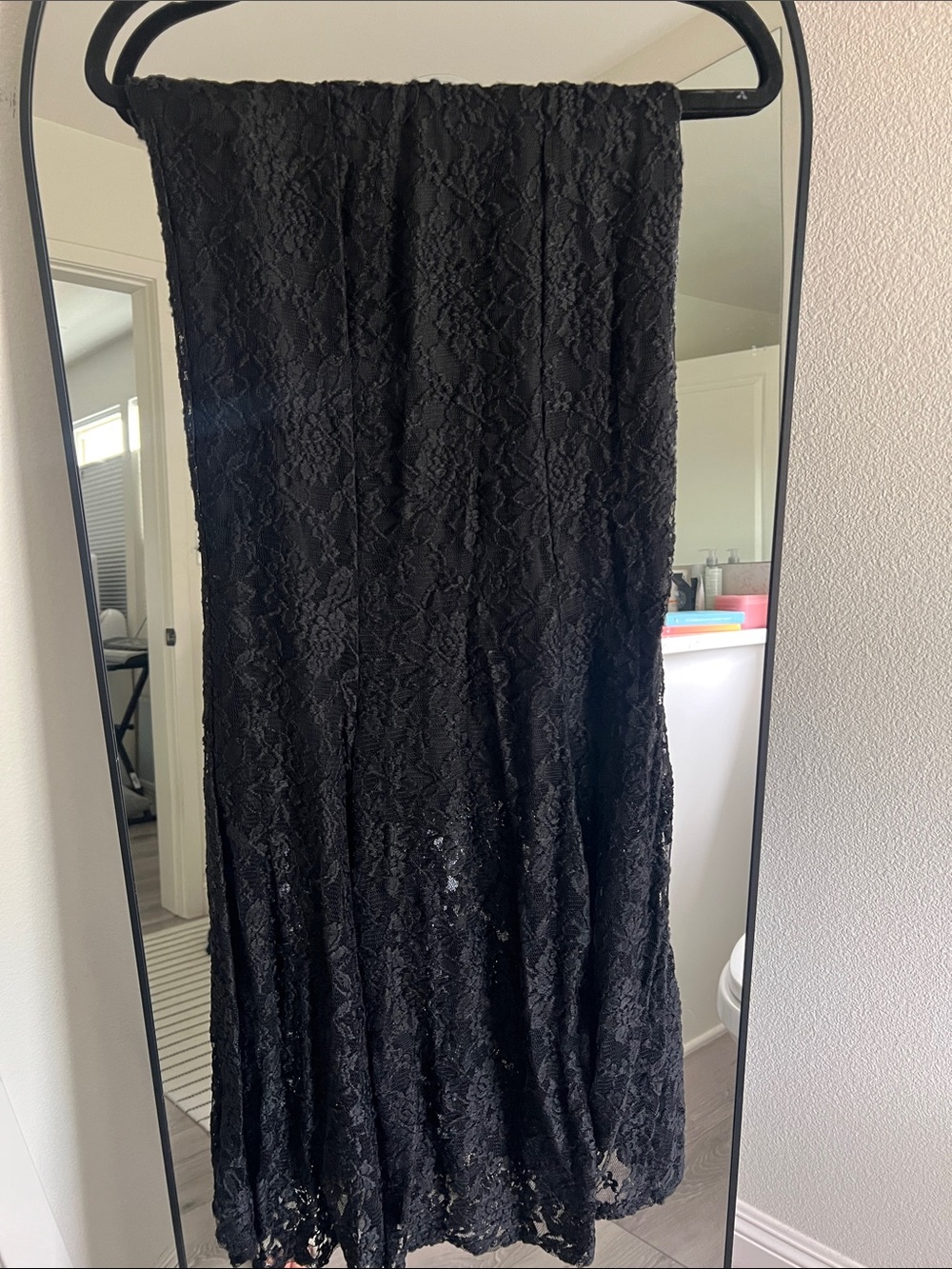 Black Lace Maxi Skirt